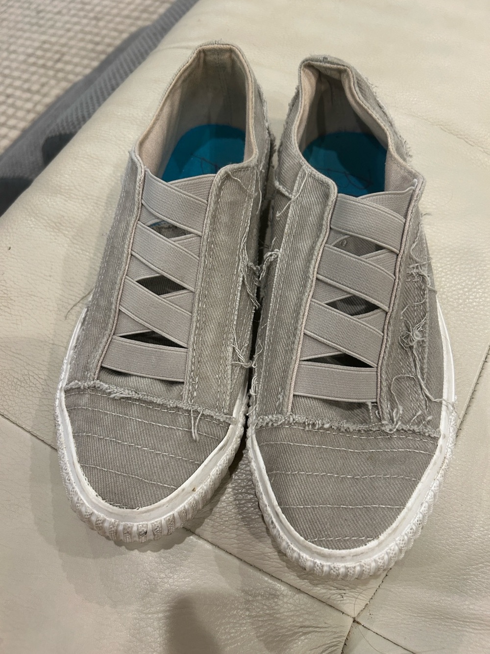Blowfish Frayed Sneakers. Great shape